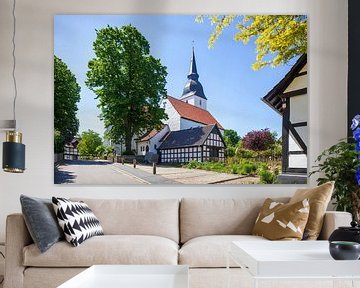 Church, Stemwede-Levern, Municipality Stemwede, North Rhine-Westphalia, Germany, Europe