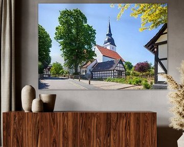 Kirche, Stemwede-Levern, Gemeinde Stemwede, Nordrhein-Westfalen, Deutschland, Europa