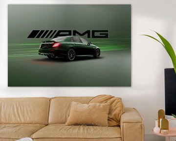 Mercedes E63.S AMG Groen van Maikel van Willegen Photography