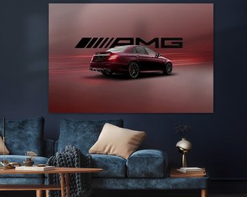 Mercedes E63.S AMG Rood van Maikel van Willegen Photography