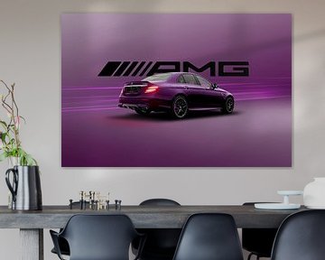 Mercedes E63.S AMG Roze van Maikel van Willegen Photography