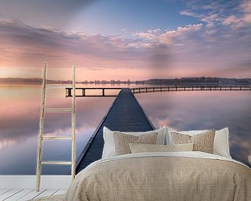 Spiegelung Veerse Meer von Jolanda de Leeuw