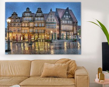 Hauptmarkt - Bremen von Mike Bing