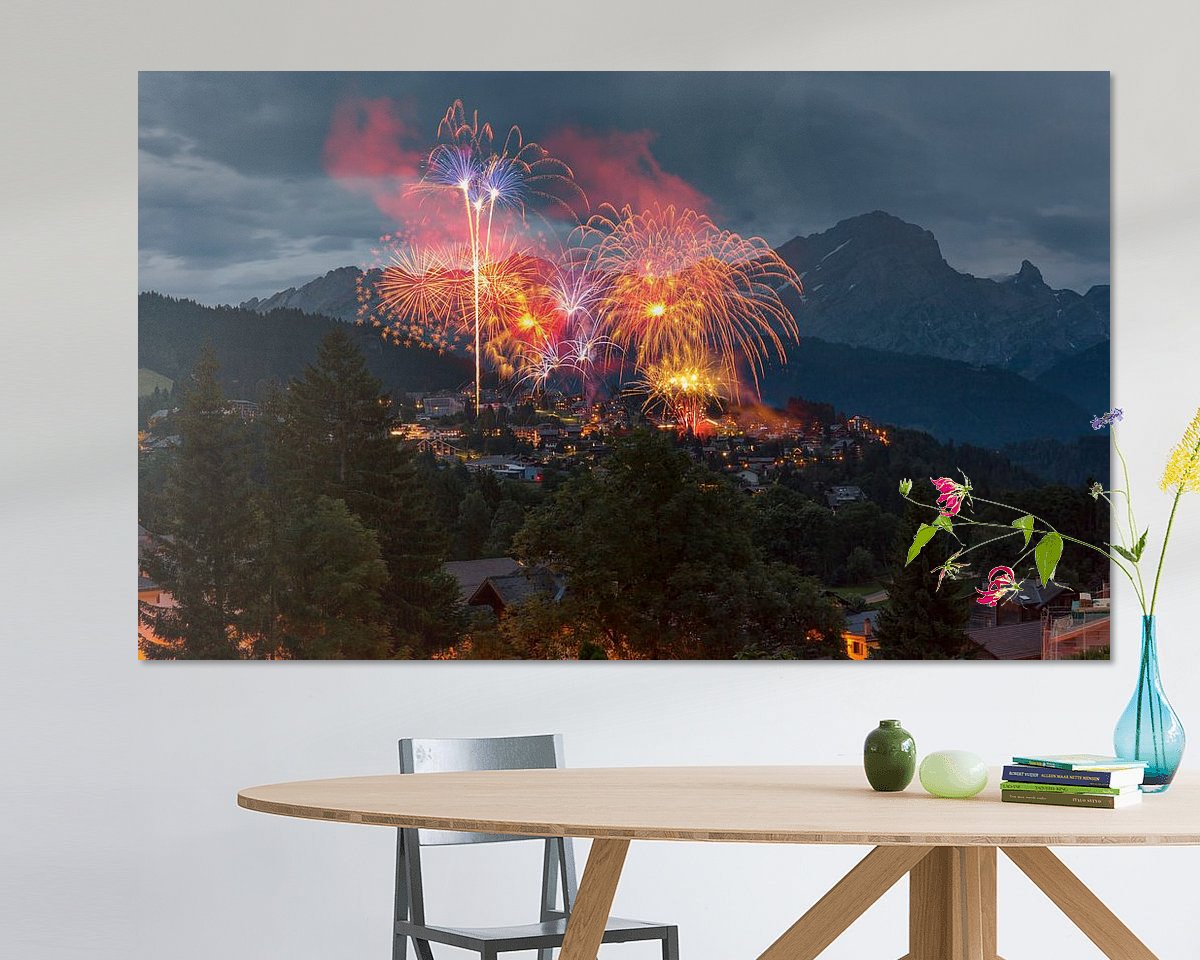 Example of the artwork in a room