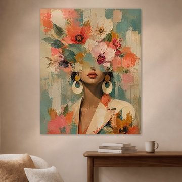 Porträt Flower Power von Moonheart Artworks