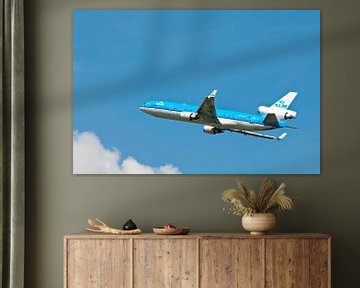 McDonnell Douglas MD-11 van KLM stijgt op vanaf Schiphol van Sjoerd van der Wal Fotografie