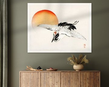 Vliegende Boerenzwaluw door Kōno Bairei van Studio POPPY