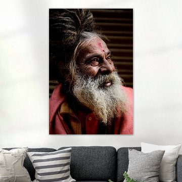 Varanasi Sadhoe, Indien