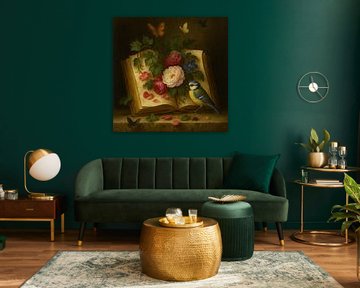 Still Life The Blooming Book van Moonheart Artworks