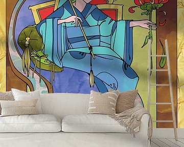 Oriental Woman 3 by Ariadna de Raadt-Goldberg