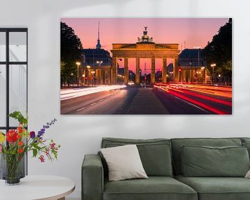 Zonsopkomst bij de Brandenburger Tor