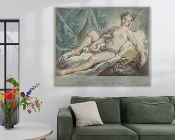 Venus, Göttin der Liebe, erwacht - Louis-Marin Bonnet, 1769 von Atelier Liesjes