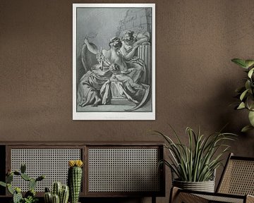 Louis-Marin Bonnet, The Wisdom and the Justice, 1771 - 1772 by Atelier Liesjes