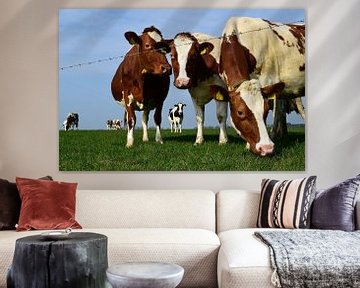 Nieuw Landelijk, koeien in de wei van Janny Schilderink......Atelier "de Tuute "