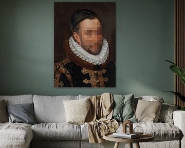 Portret van Willem I, prins van Oranje, Adriaen Thomasz. Key van Studio POPPY