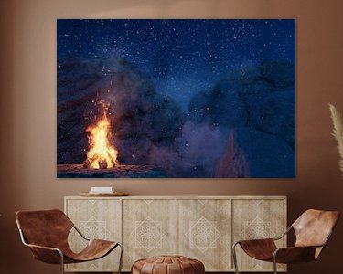 Example of the artwork in a room