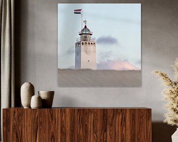 Leuchtturm von Noordwijk von Jeanette van Starkenburg