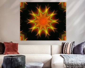 Mandala - Schwingungen by Doris Kroos