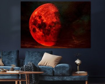 De bloedrode maan als boodschapper van de apocalyps van Max Steinwald