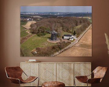 Mühle an der Vrouwenheide in Südlimburg von John Kreukniet