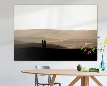 Sand dunes in the Sahara by The Book of Wandering