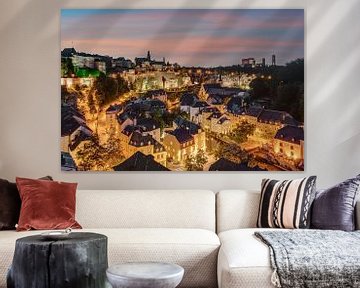 Luxembourg in the evening by Michael Valjak