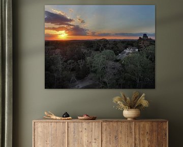Sonnenuntergang Tikal von Ryan FKJ
