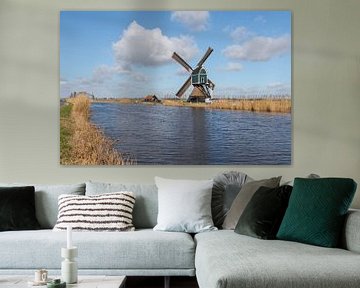 The windmill in Groot-Ammers by Beeldbank Alblasserwaard