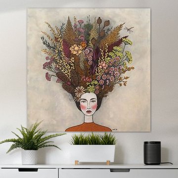 Bloemen in mijn gedachte (nr.2021-05) van Kris Stuurop