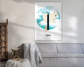 Name poster Ilyas by Hannahland .