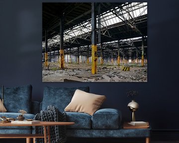leerstehende verlassene Fabrikhalle von Heiko Kueverling