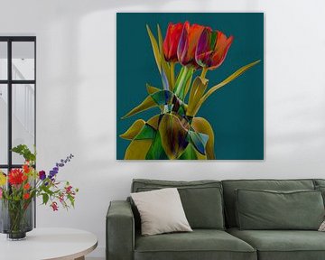 Tulpen  full color I van Klaartje Majoor
