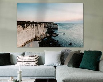 the beautiful chalk cliffs on the french coast by Lindy Schenk-Smit