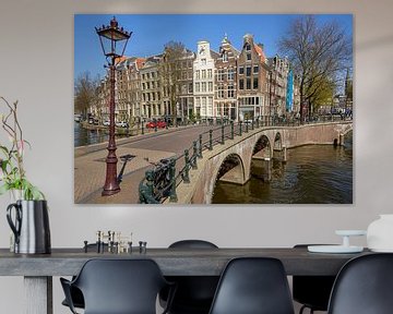 Keizersgracht in Amsterdam van Peter Bartelings