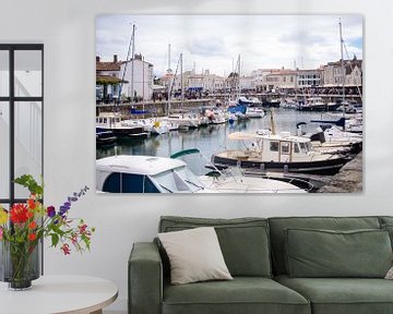 View of the port of Saint-Martin-deRé by Youri Mahieu