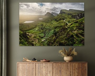 Panorama dans les Highlands écossais - Quiraing Isle of Skye sur Bjorn Snelders
