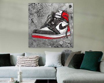 Air Jordan Grunge van Rene Ladenius Digital Art