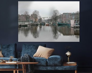 Canaux d'Amsterdam Pays-Bas sur Déwy de Wit