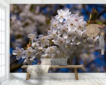 Cherry blossom in the Betuwe, Netherlands (2) by Adelheid Smitt