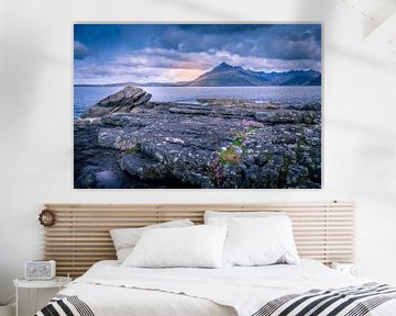 Elgol beach van Wim van D