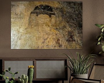 Buddha mural in temple by Affect Fotografie