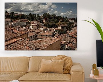 Daken van Toscaanse stadjes | Reisfotograafie Italië van Anouk Strijbos