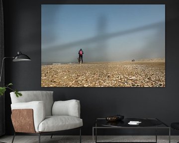 An almost empty beach by Pim van der Horst