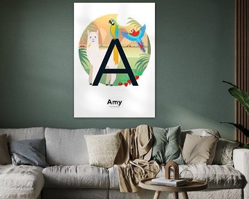Name poster Amy by Hannah Barrow