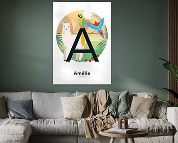 Name poster Amelie by Hannahland .