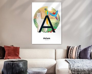 Namensschild Adam