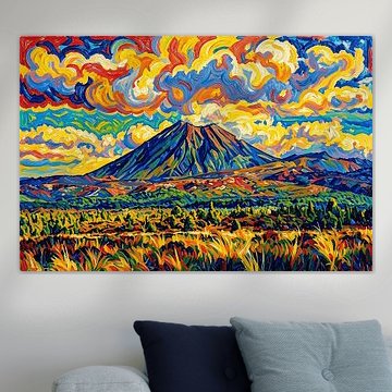 Die natürliche Wolkenfabrik - Digitale Kunst von Dirk van der Ven