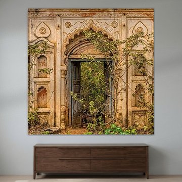 Geveltje in Orchha, India