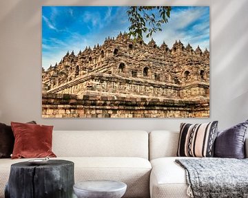 Borobudur N-O Hoek van Eduard Lamping