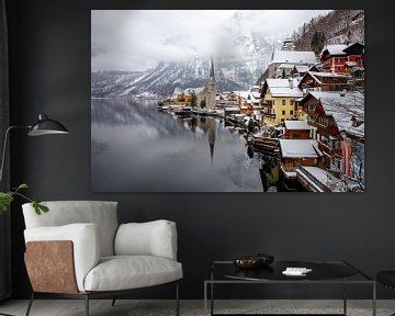 Hallstatt in winter by Markus Weber